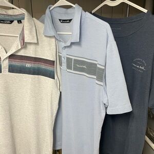 Travis Mathew Bundle! (2 polos and 1 T-Shirt)